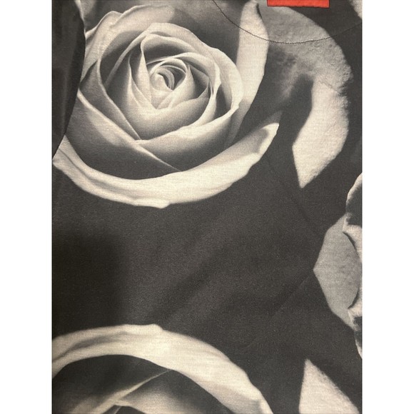 Rare DFNG Black Roses Streetwear All Over Print Shirt Clubwear Gym Unisex XL - Picture 9 of 10